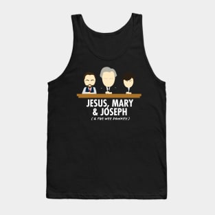 Jesus, Mary, Joseph & the Wee Donkey Tank Top